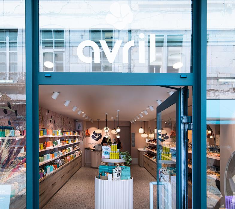 Tienda de Besançon, en la Grande Rue - Avril Cosmética Ecológica